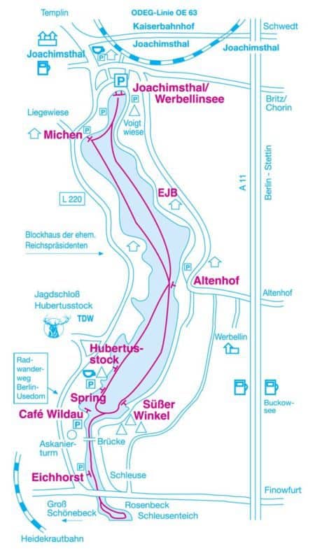 Schifffahrt werbellinsee